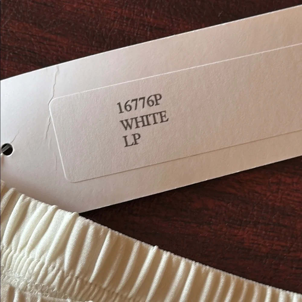 Brand New Caroline Rose White Wide Leg Pants - Picture 6 of 10